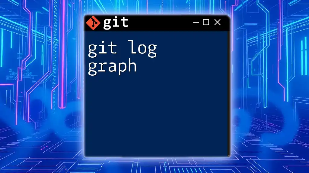 Mastering Git Log Graph: Visualize Your Commit History