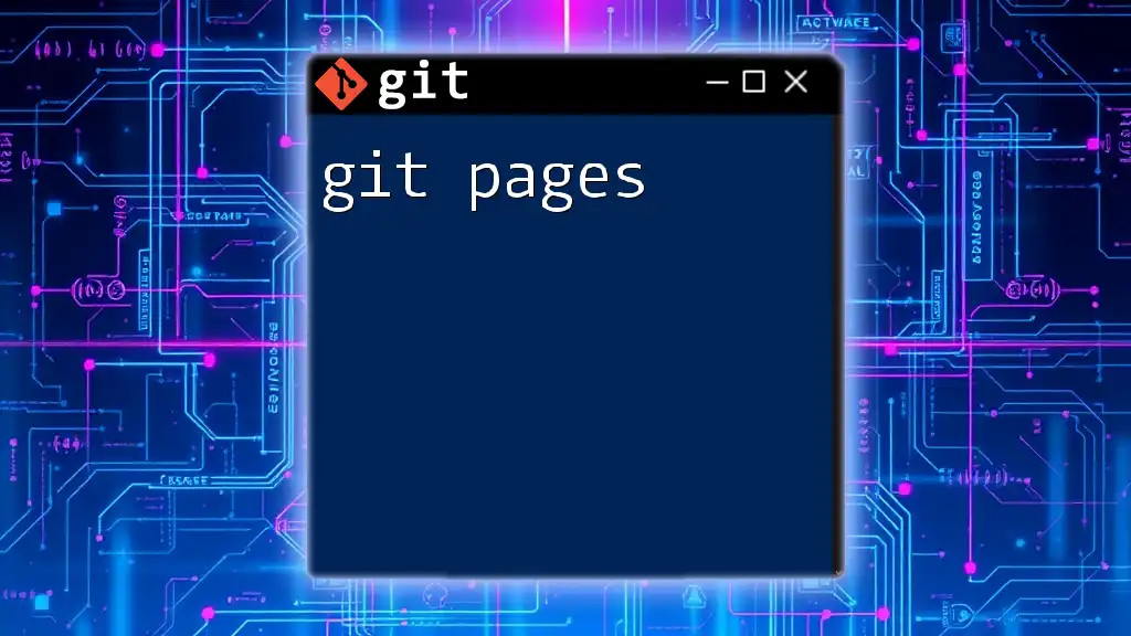 Mastering Git Pages: A Quick Start Guide