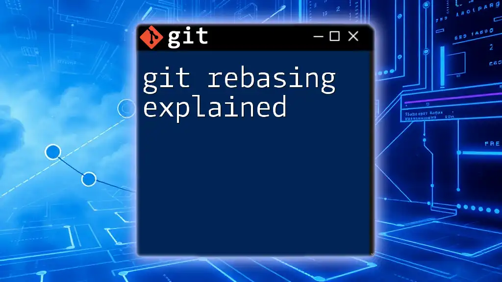 Git Rebasing Explained: A Simple & Quick Guide