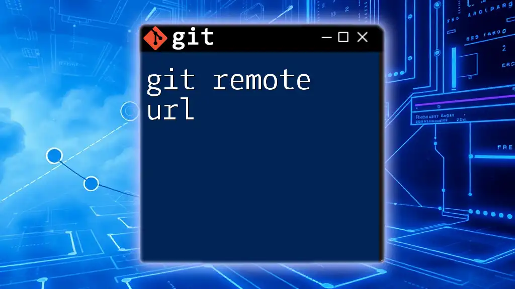 Mastering Git Remote URL: Your Quick Guide to Success