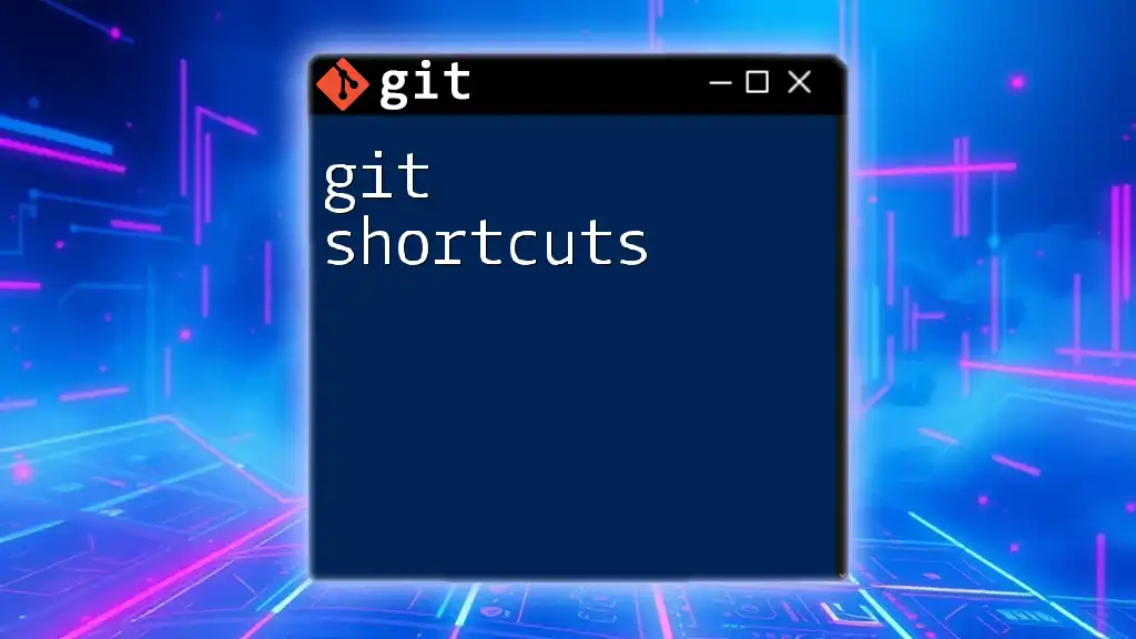 Mastering Git Shortcuts: Quick Commands for Efficient Work