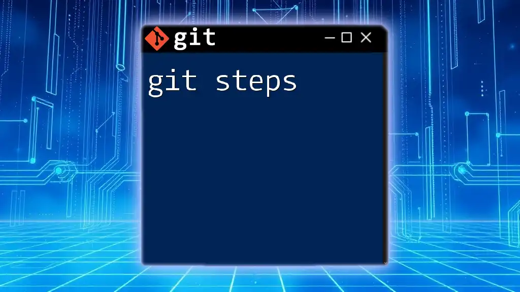 Essential Git Steps: Quick Guide for Beginners