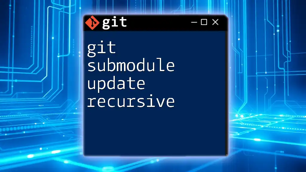 git Submodule Update Recursive Made Simple