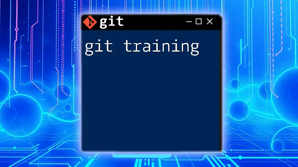 Mastering Git Commands: Your Quick Git Training Guide