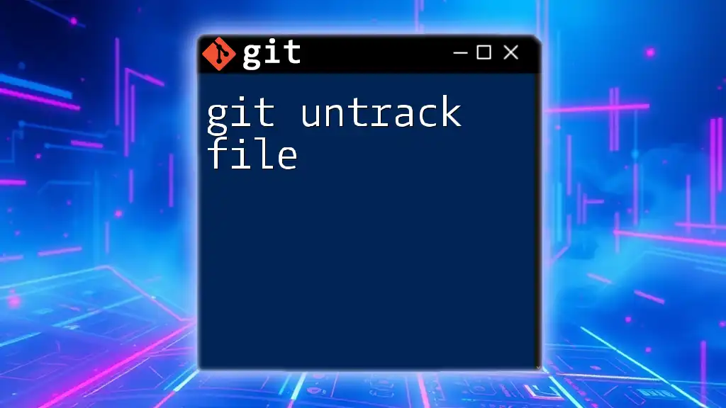 Mastering Git: How to Untrack Files Efficiently