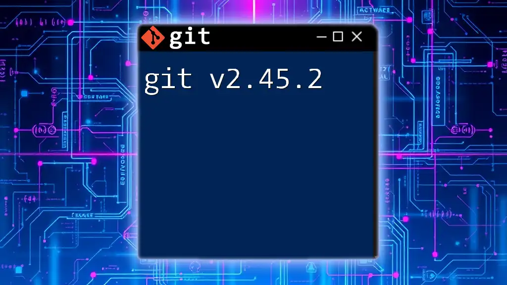 Mastering Git v2.45.2: Quick Commands to Boost Your Skills