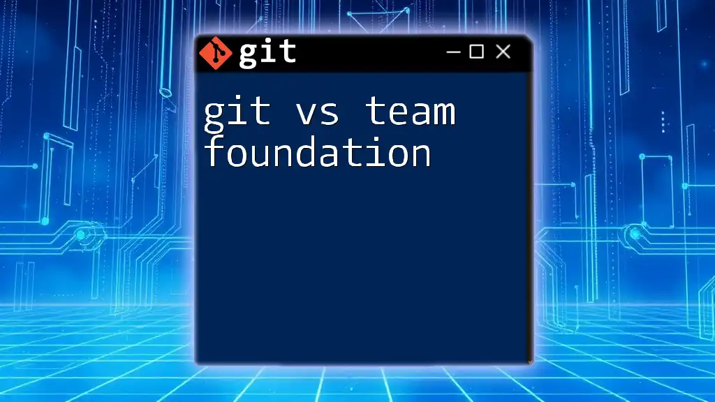 Git vs Team Foundation: A Quick Command Comparison