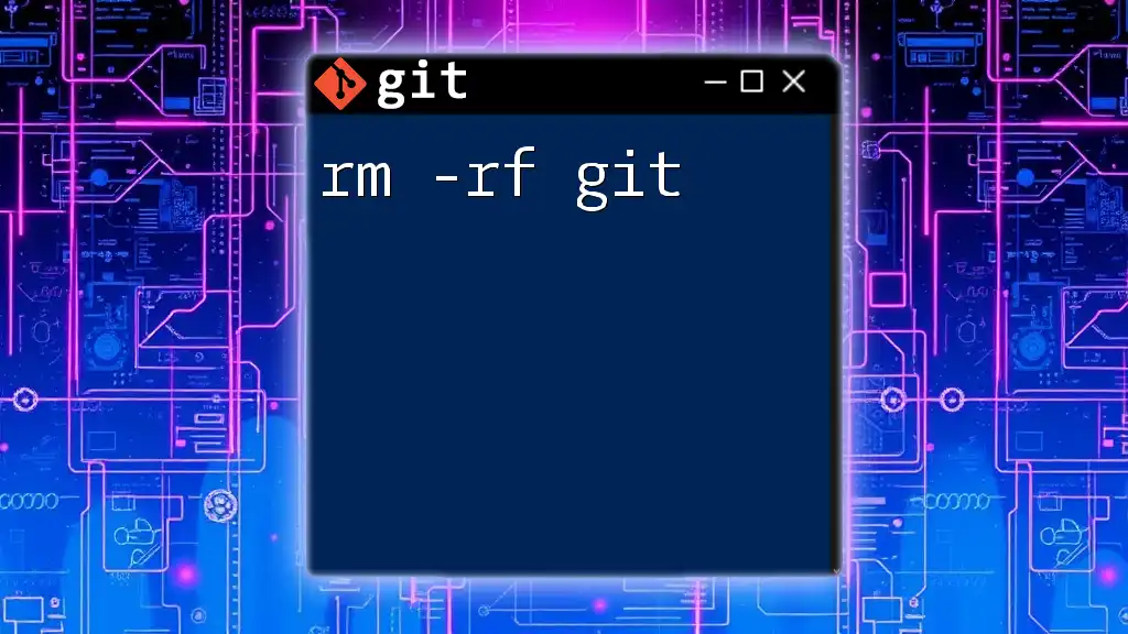 Understanding rm -rf Git: Safe Command Usage Guide