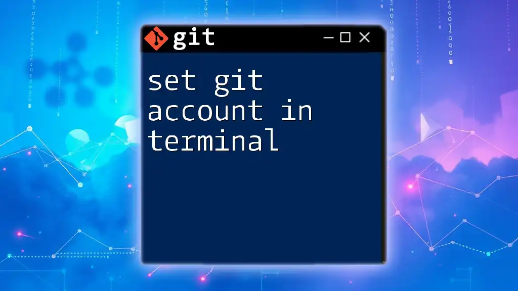 Set Git Account in Terminal: A Quick Guide