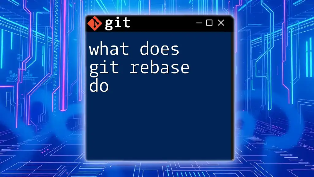 What Does Git Rebase Do? A Simple Explanation